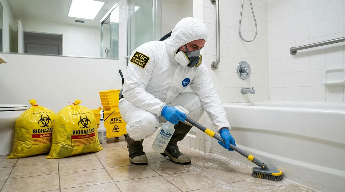 Decontamination equipment deployed for Blood Cleanup in Logan